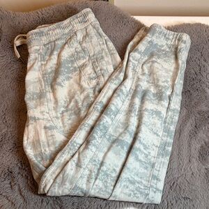 Athleta Green Tie-Dye Joggers